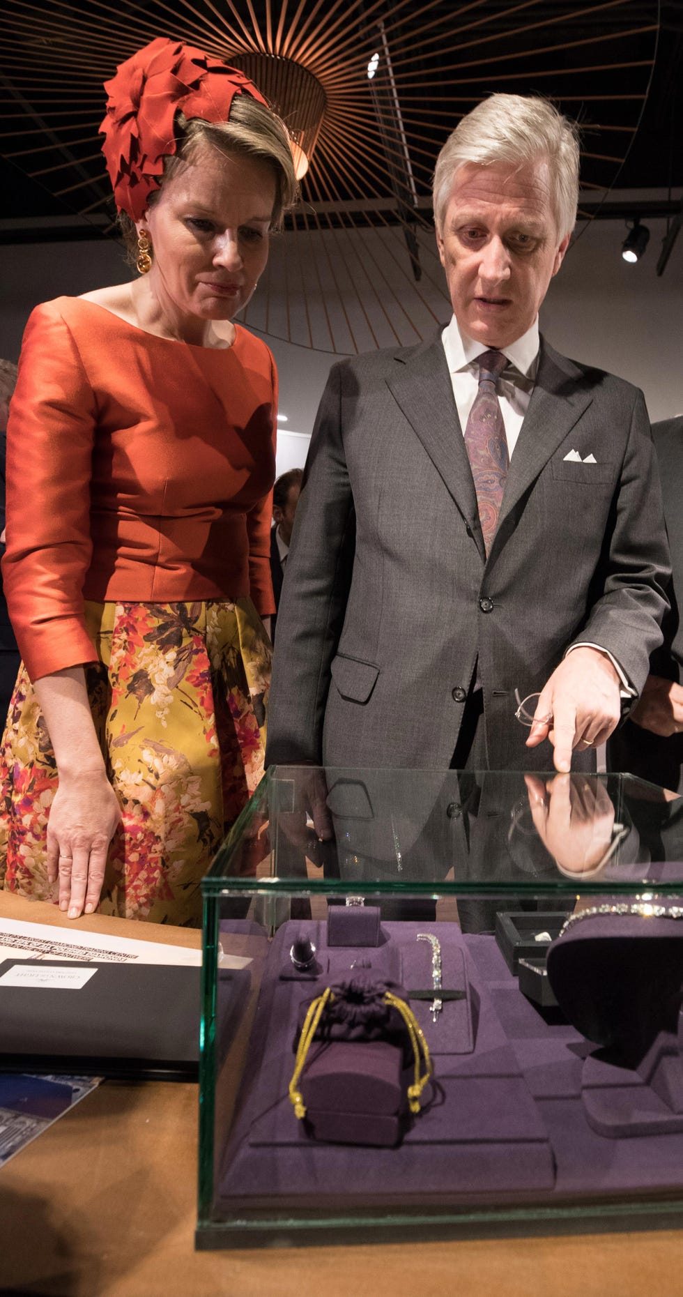 Los reyes de Bélgica en el Museo Canadiense de la Guerra