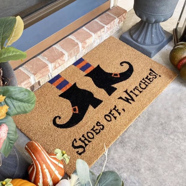 shoes off witches doormats