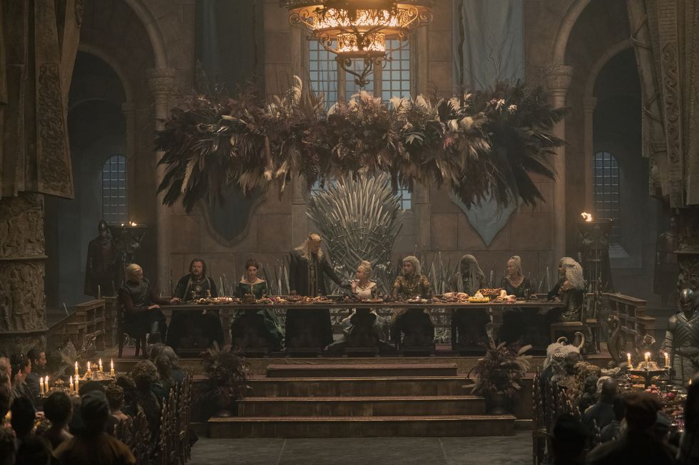 a ceremony in episode 5 of house of the dragon