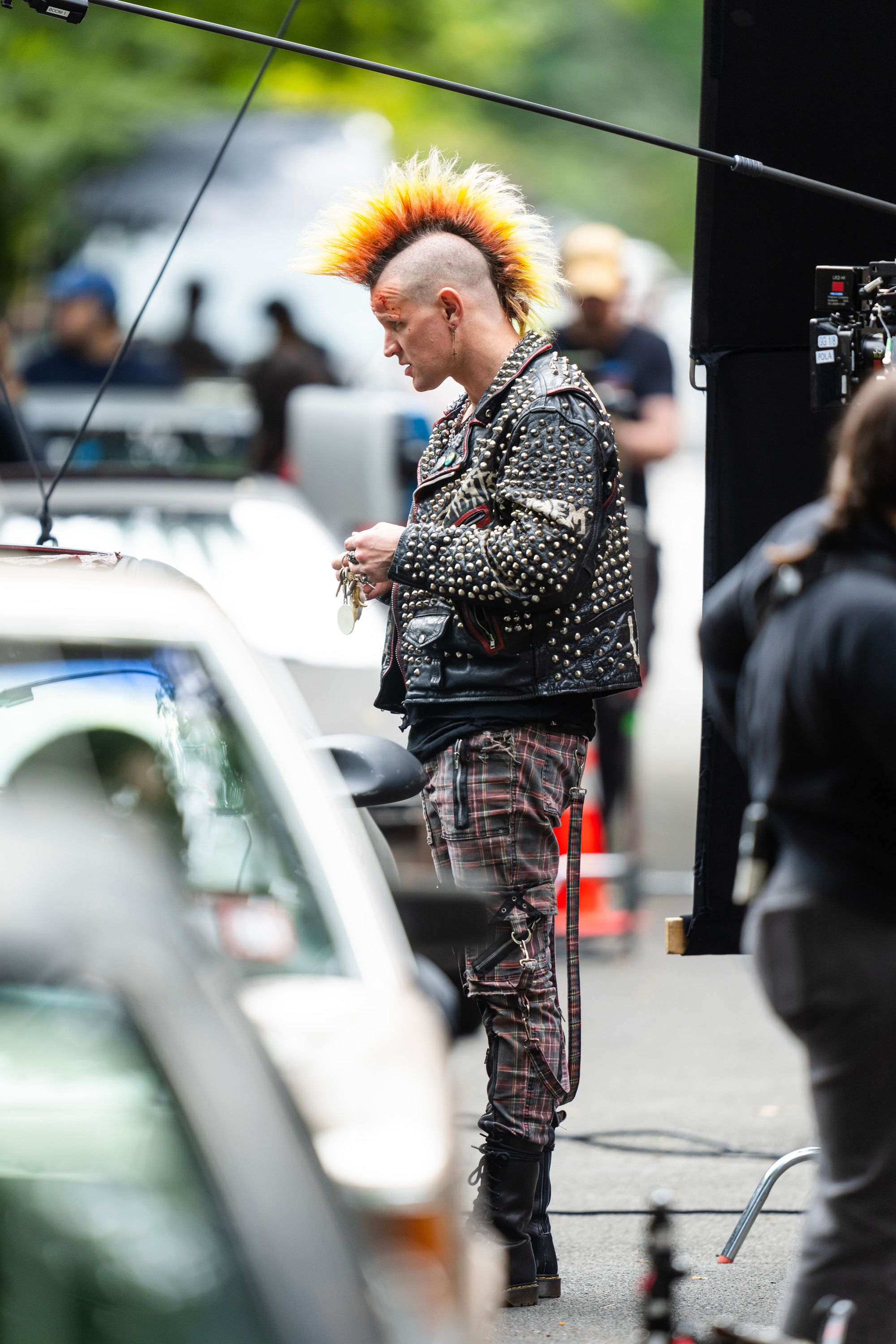 First look at Matt Smith's radical hair transformation for new movie