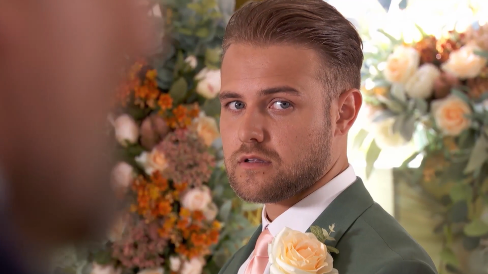 ethan at his wedding in hollyoaks