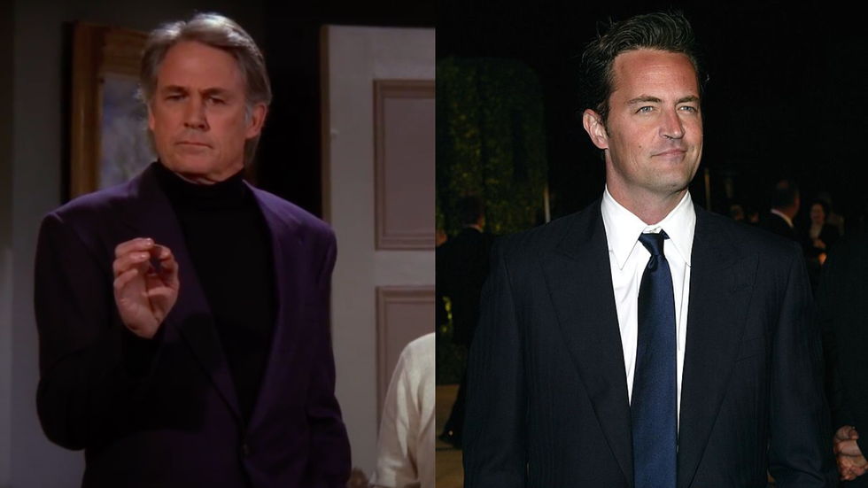 matthew perry's real life dad is in friends