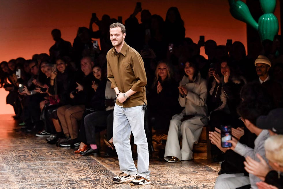 matthieu blazy closing the bottega veneta runway