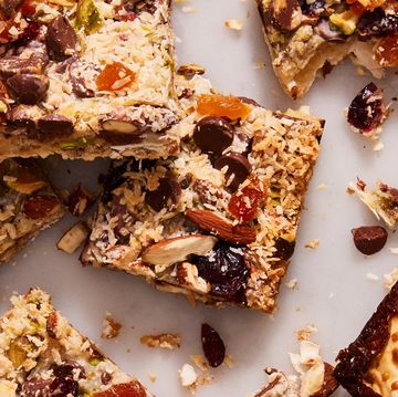 matzo magic bars with dried fruit and nuts