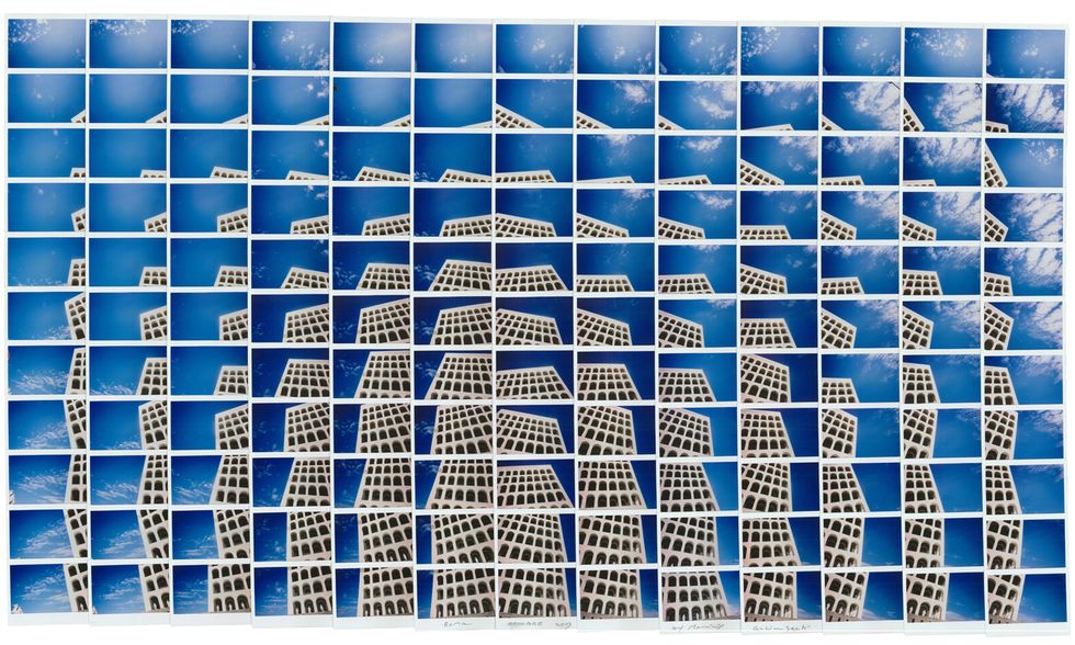 Blue, Pattern, Design, Electric blue, Architecture, Tile, Rectangle, Symmetry, Square, Parallel, 