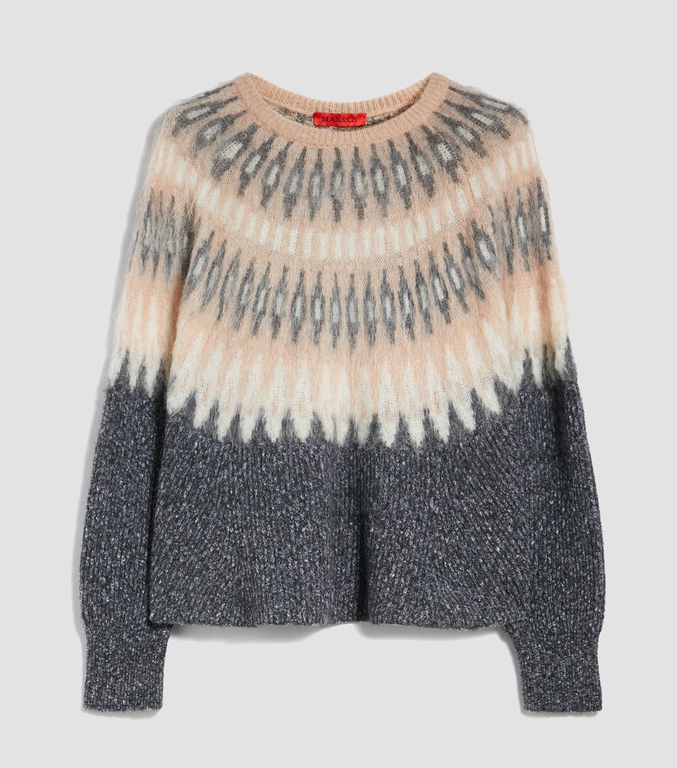max  co maglione stile norvegese tendenza moda inverno 20202021