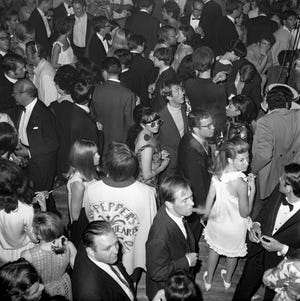 a general view of the crowded dance floor  photo by bettmann archivegetty images