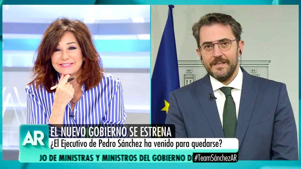 Màxim Huerta y Ana Rosa Quintana