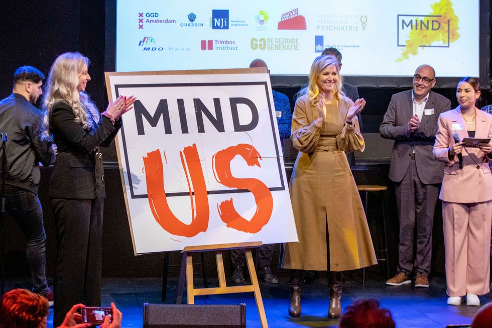 máxima de holanda habla sobre salud mental