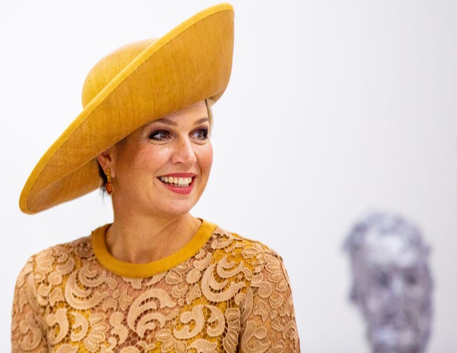 Máxima de Holanda, Máxima de Holanda look, Máxima de Holanda pamela, Máxima de Holanda capa