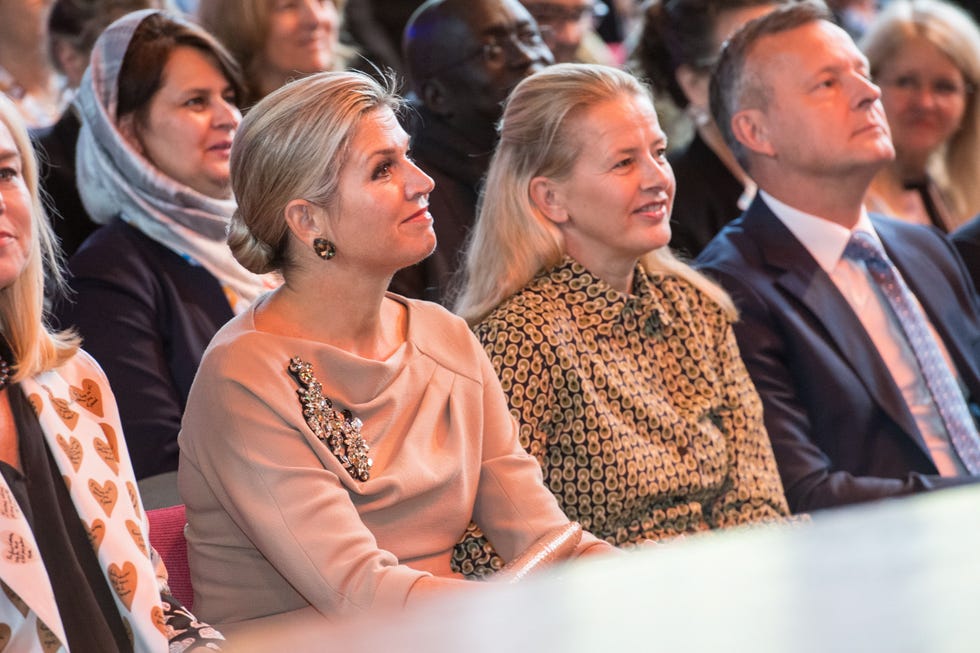 Máxima de Holanda con su cuñada la princesa Mabel