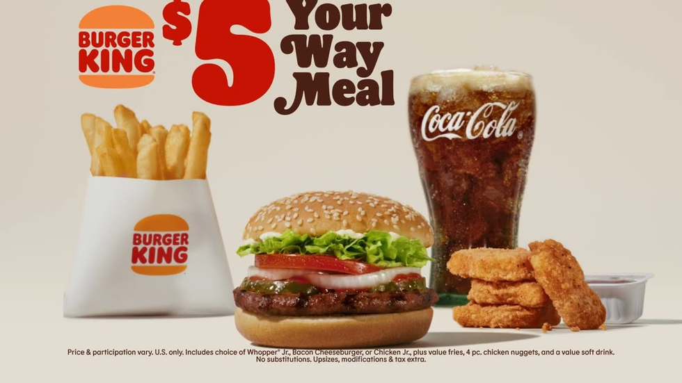 burger king meal deal