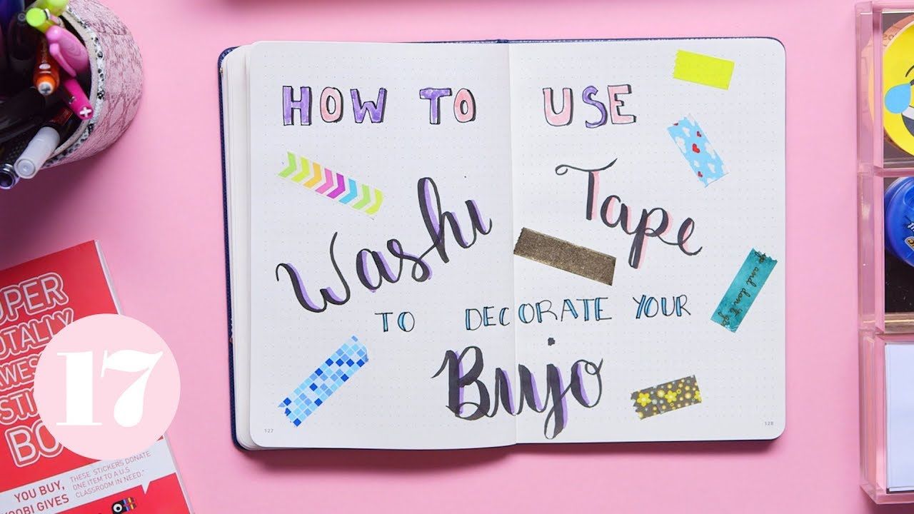 8 Life-Changing Washi Tape Hacks for Your Bullet Journal