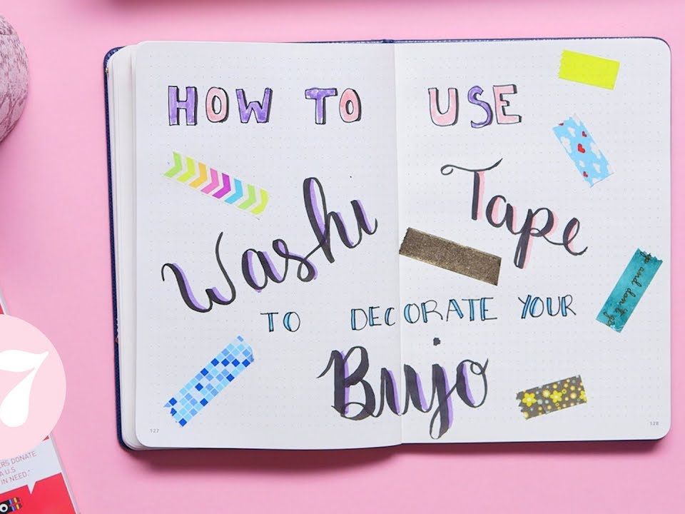 8 Life-Changing Washi Tape Hacks for Your Bullet Journal