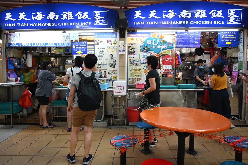 people buy food at the maxwell market hawker centre in singapore on december 17, 2020, a day after singapore's street food culture was included on a united nations educational, scientific and cultural organization unesco list of intangible cultural heritage photo by roslan rahman afp photo by roslan rahmanafp via getty images