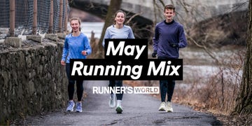 runners on a trail