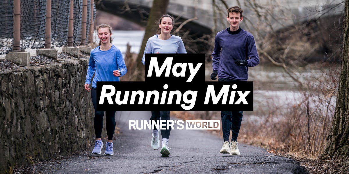 runners on a trail runners on a trail