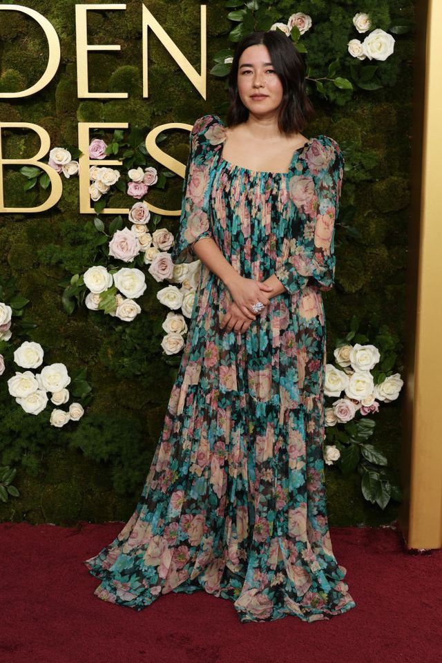 Maya Erskine Wears All Florals at the 2025 Golden Globes