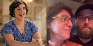 who is mayim bialik's boyfriend, jonathan cohen  more about mayim bialik's relationship and kids