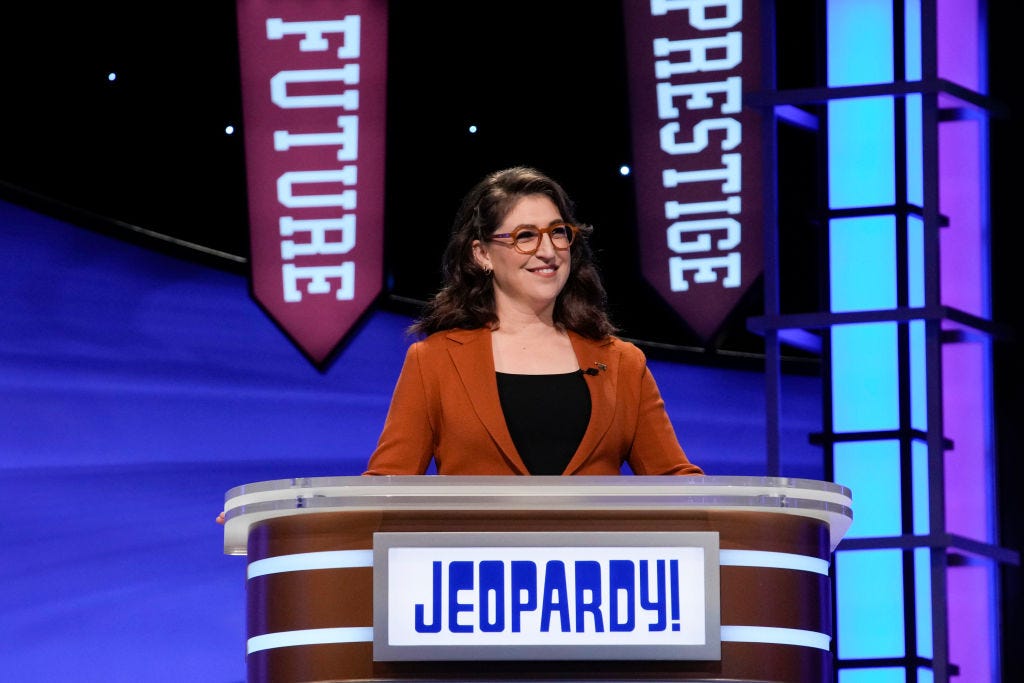 'jeopardy' show host mayim bialik