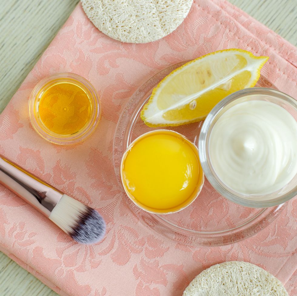 yogurt and lemon juice homemade face mask ingredients