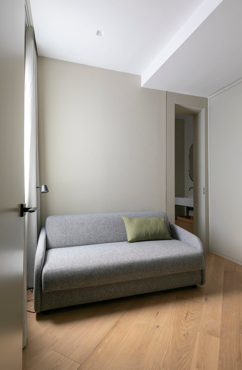 sofá cama gris