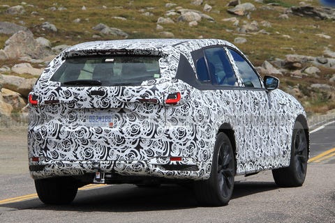 test du prototype camouflé du mazda cx90