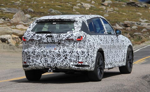 mazda cx90 camouflaged prototype testing