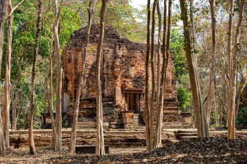 sambor prei kuk, een alternatief voor angkor wat