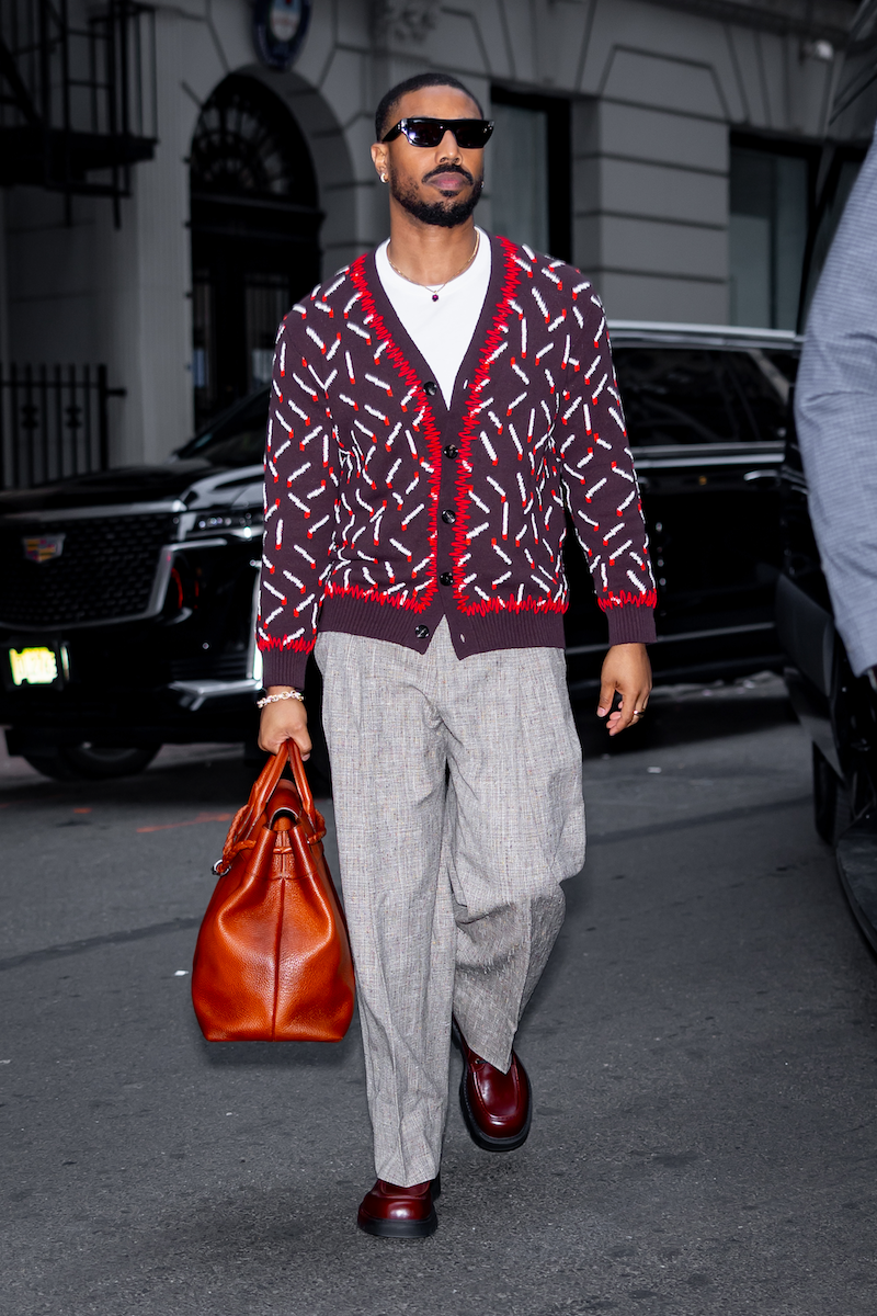 New York, 2 avril : Michael B. Jordan est aperçu à Midtown, le 2 avril 2025 à New York. (Photo : The Hapa Blonde/GC Images)