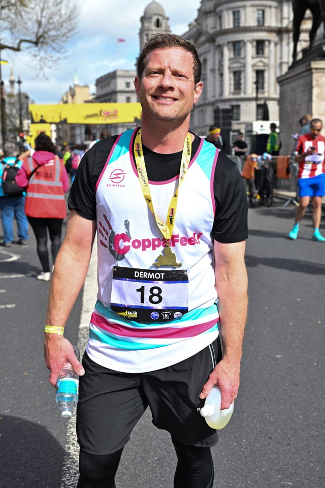 London Landmarks Half Marathon celebrity finishers 2024