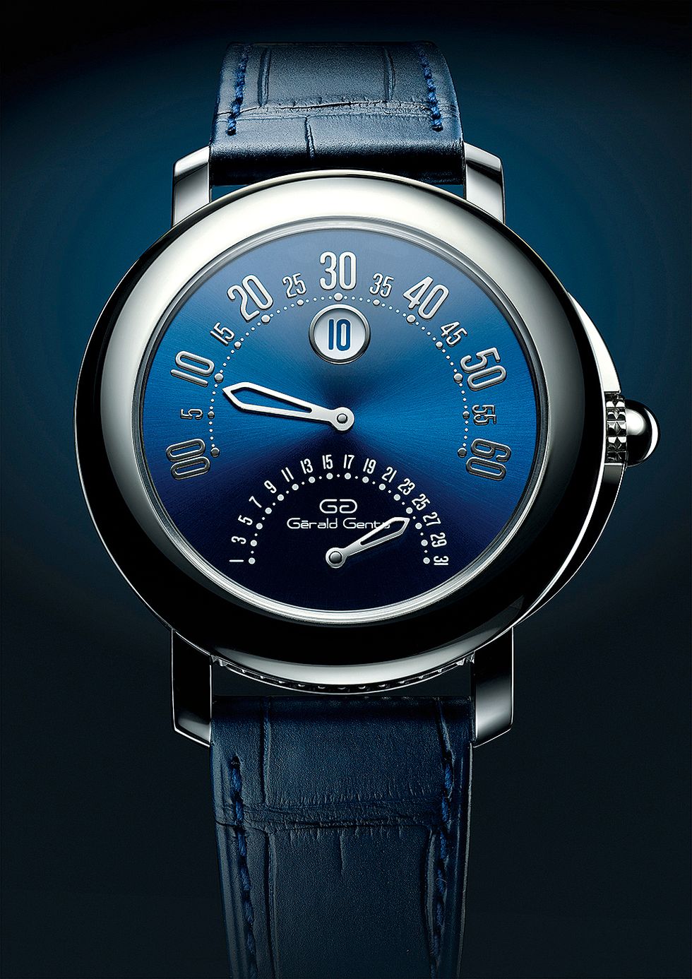 Watch, Analog watch, Blue, Watch accessory, Fashion accessory, Strap, Electric blue, Brand, Jewellery, Font, 