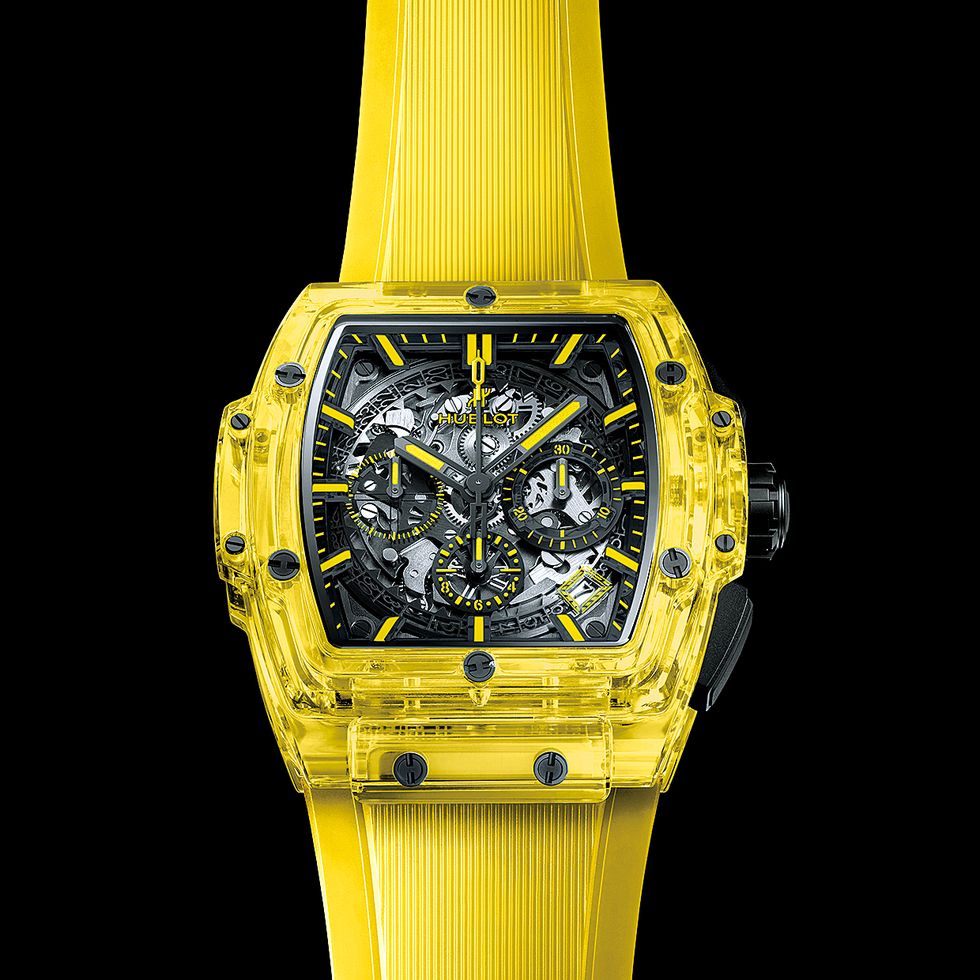 Analog watch, Watch, Watch accessory, Yellow, Fashion accessory, Jewellery, 