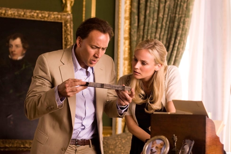 national treasure: book of secrets, nicolas cage, diane kruger, 2007. ©buena vista pictures/courtesy everett collection