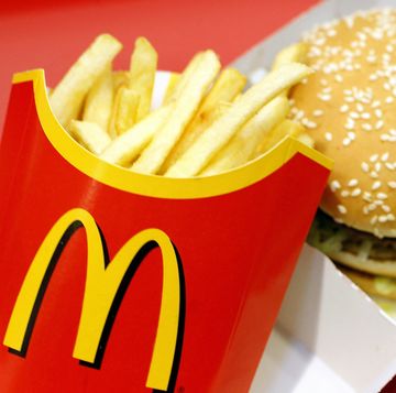mcdonald's burger and fries