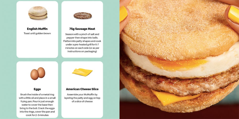 McDonald's Reveals Its Egg McMuffin Recipe