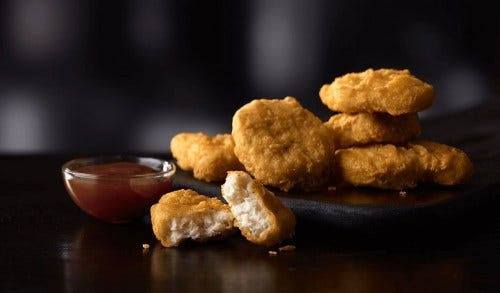 Food, Dish, Chicken nugget, Fast food, Fried food, Cuisine, Ingredient, Junk food, Bk chicken nuggets, Pakora, 