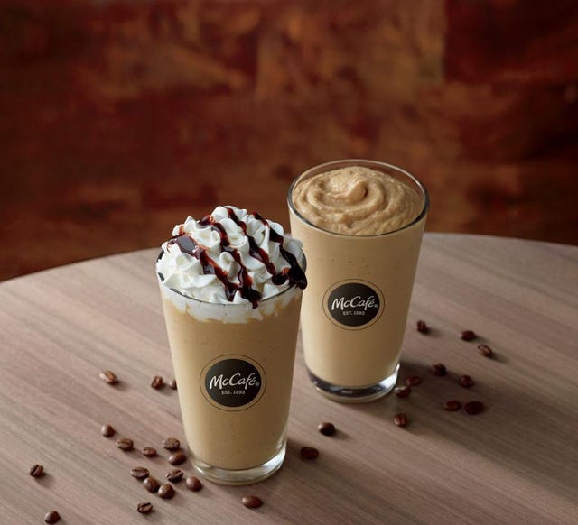 McDonald's cold brew coffee drinks