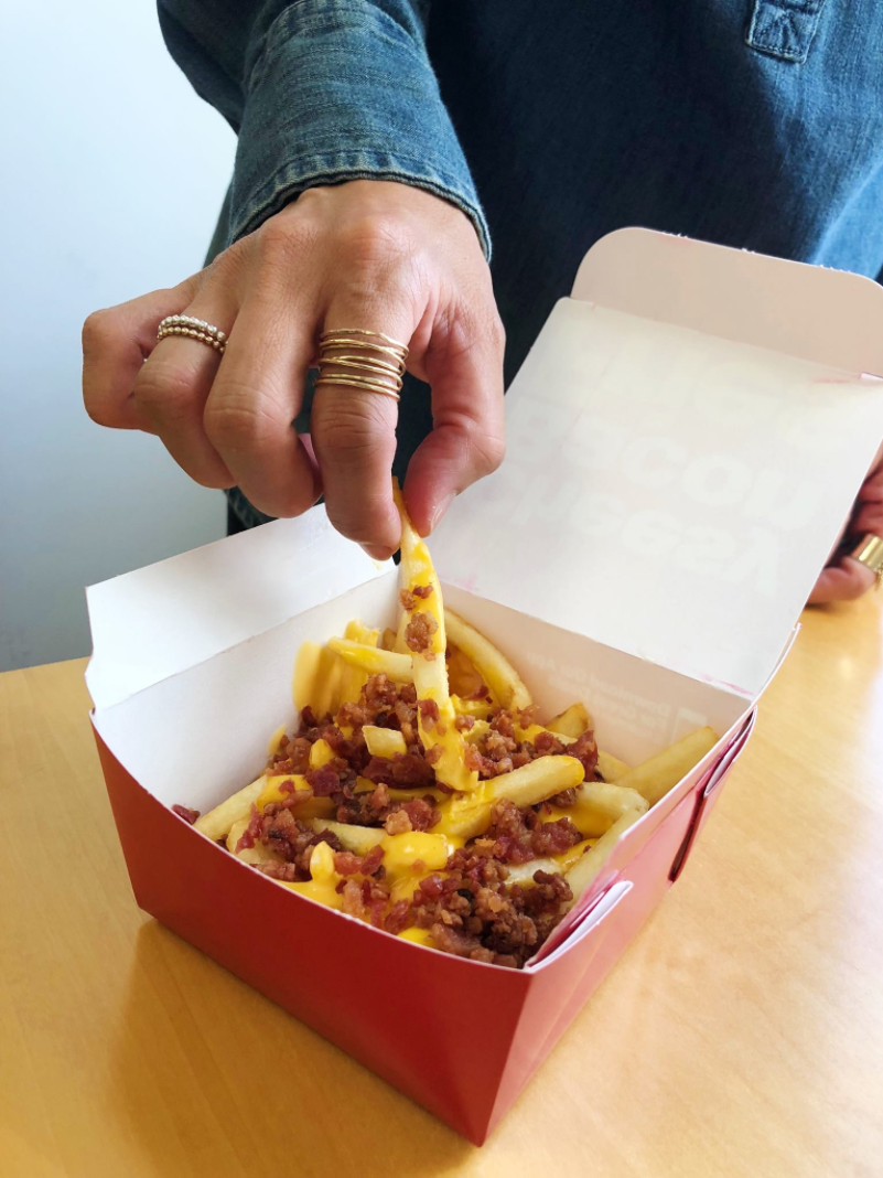 preview for McDonald's Bacon Cheesy Fries vs. Taco Bell's Nacho Cheese Fries