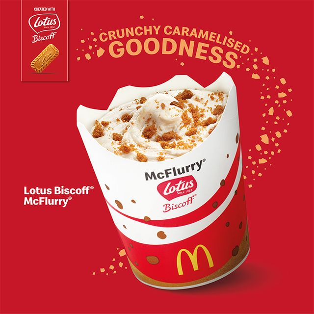 McDonald's Biscoff McFlurry Is Officially Launching This Month