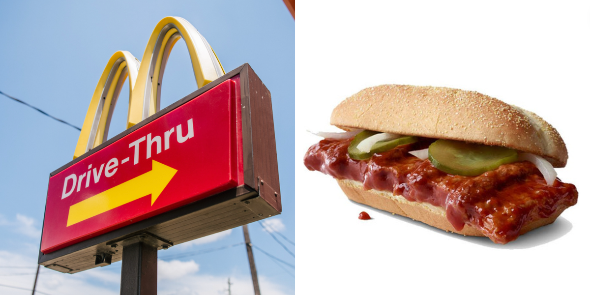 The McDonald's McRib Is Back