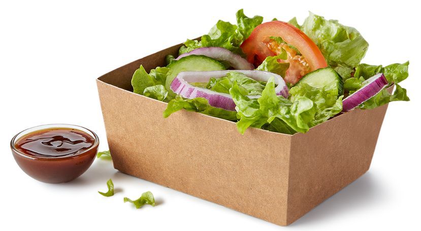 keto mcdonalds, side salad
