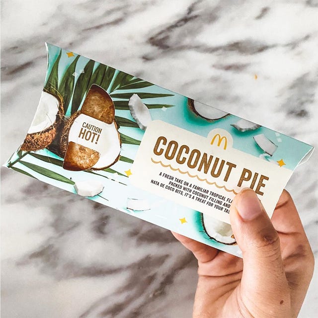 mcdonald's singapore coconut pie