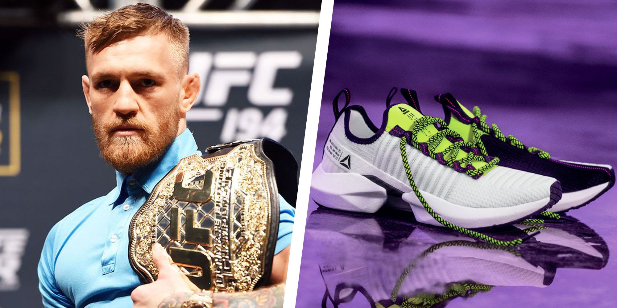 Monet strak Doe een poging Conor McGregor and Reebok Launch Sole Fury Sneaker 2018