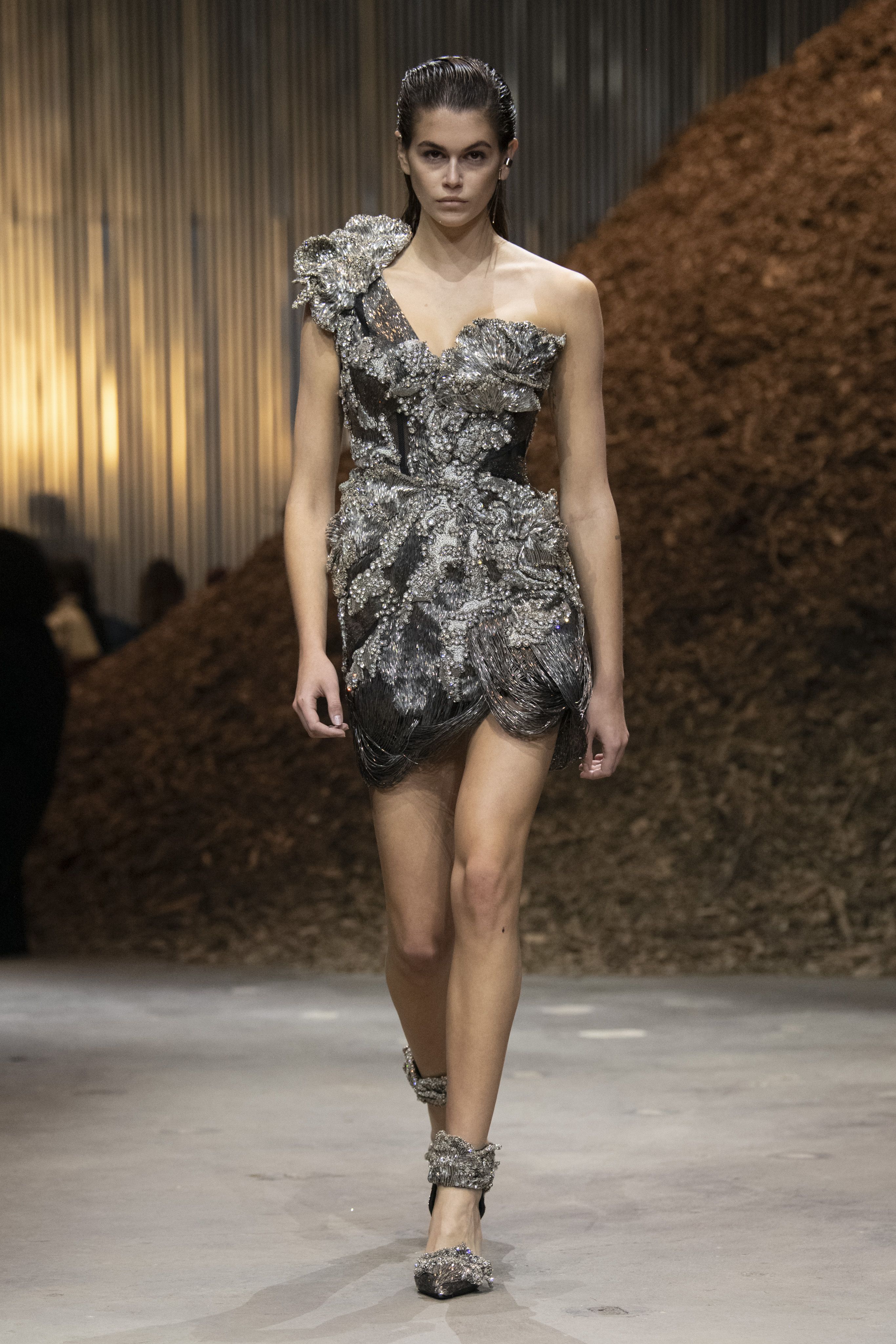 Kaia Gerber Transforms For Givenchy & Valentino at Paris Fashion