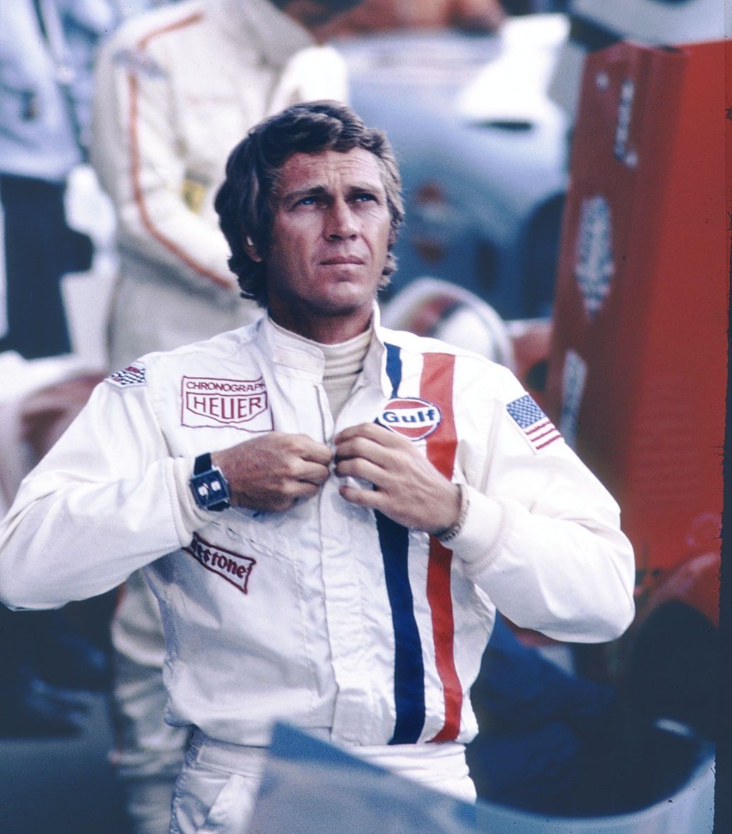 Steve McQueen, Tag Heuer ad | Tag heuer monaco, Tag heuer, Watches for men