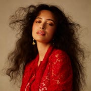 This is an image christian serratos by meg young for marie claire