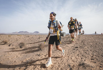 hasna el marrouddi tijdens marathon des sables