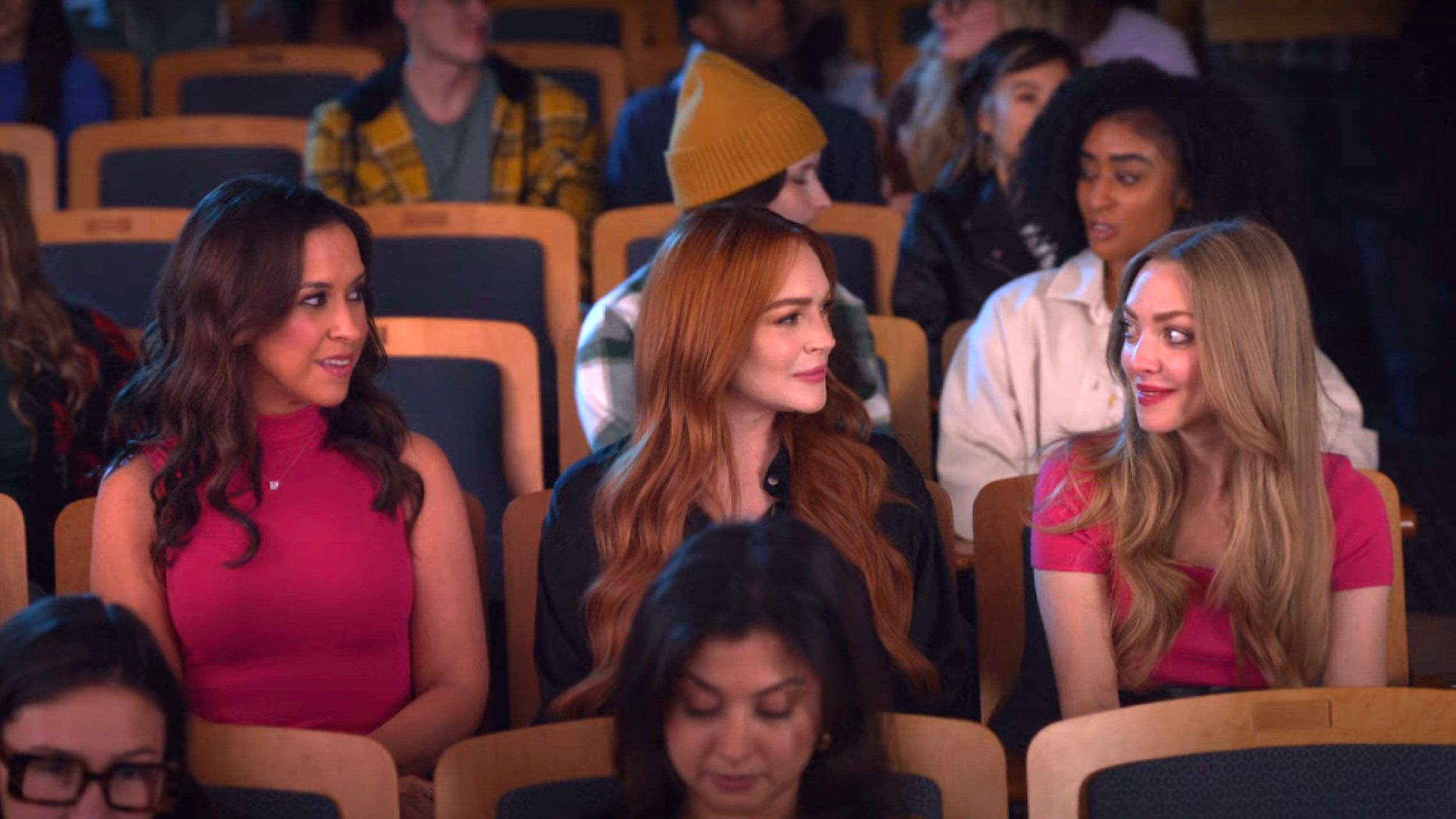See Lindsay Lohan, Amanda Seyfried, and Lacey Chabert's 'Mean Girls' Ad