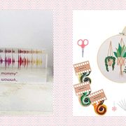 mothers day gifts amazon embroidery starter kit and soundwave custom art block that says "i love you mommy"
